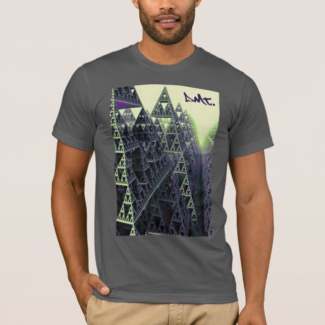 T-shirt de fractales de DMT (Devant)