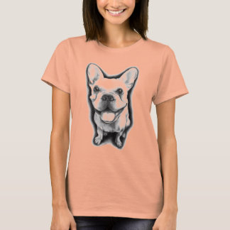 T-shirt de French Bulldog Ladie