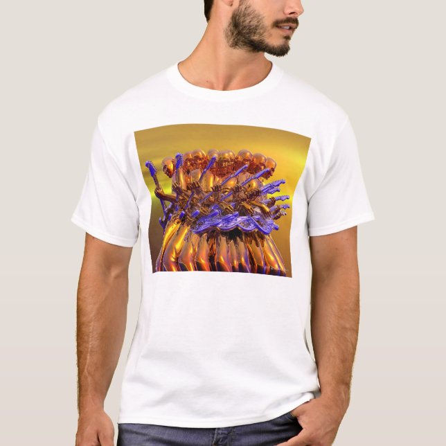 T-shirt de frénésie de guitare (Devant)