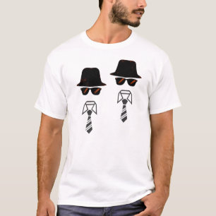 T-shirt de frères de bleus