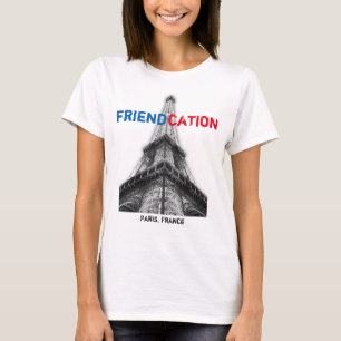 T-shirt de Friendcation Eiffel Paris