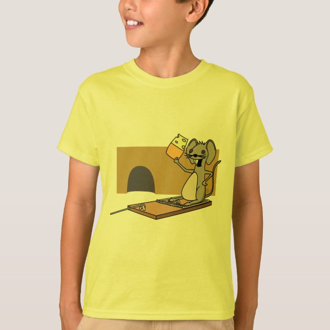 T-shirt de fromage de souris (Devant)