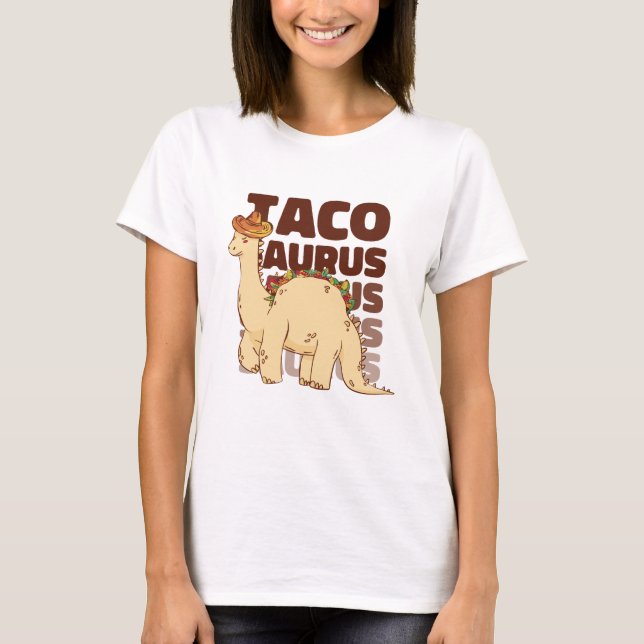T-shirt de Funny Tacosaure (Devant)