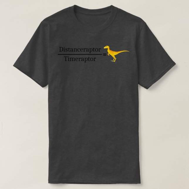 T-shirt de Funny Velociraptor équation mathématique (Design devant)