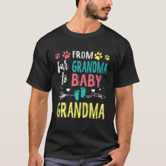 T-shirt De Fur Grand-mère À Baby Grand-mère Propriétaire D