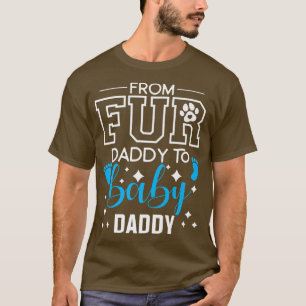 T-shirt De Fur Papa À Baby Daddy Révélation de genre