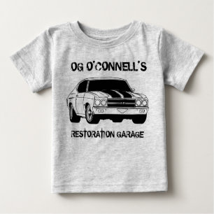 T-SHIRT DE GARAGE DE RESTAURATION