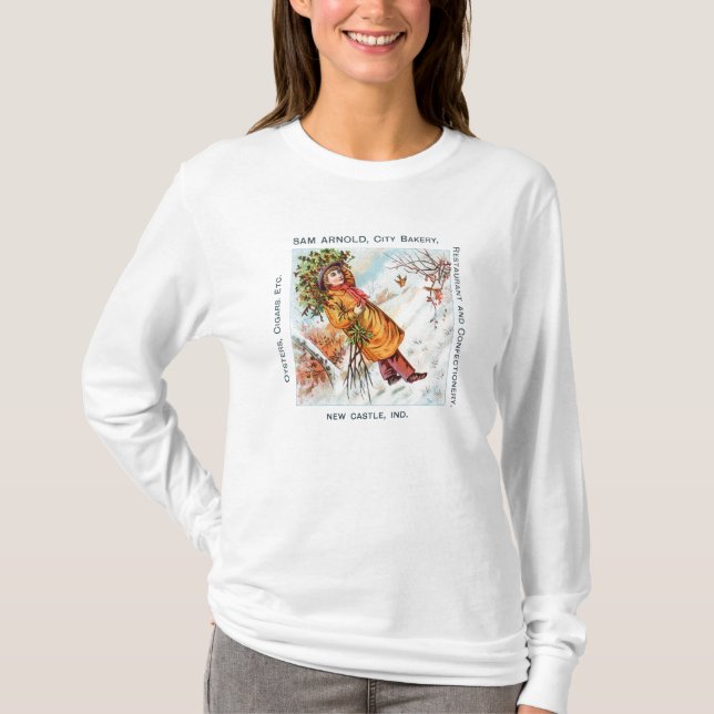 T-shirt de garçon de boulangerie (Devant)
