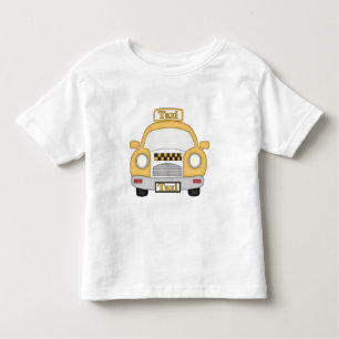 T-shirt de garçons d'enfant en bas âge de taxi de