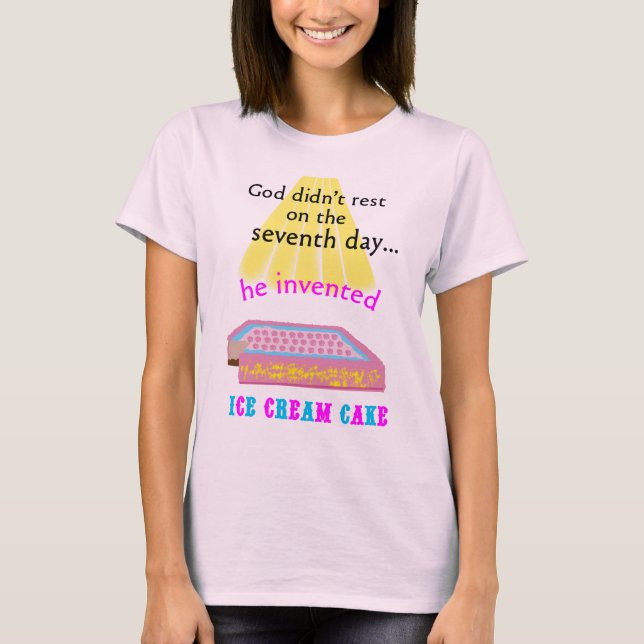 T-shirt de gâteau de glace (Devant)
