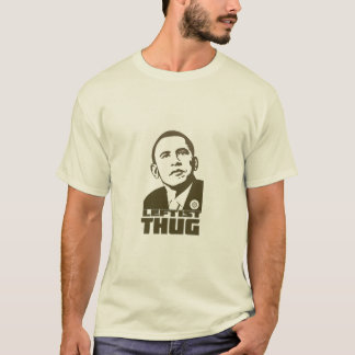 T-shirt de gauche adulte de voyou d'Obama