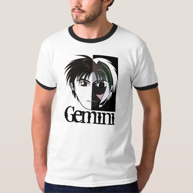 T-shirt de Gémeaux d'Anime (Devant)