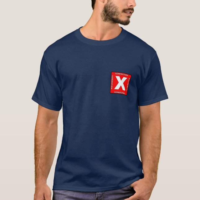 T-shirt de Génération X Hommes (Devant)