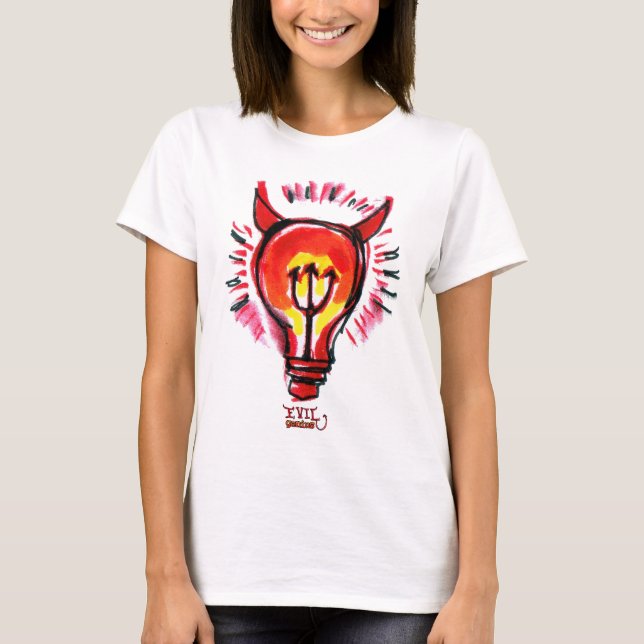 T-shirt de génie du mal (Devant)