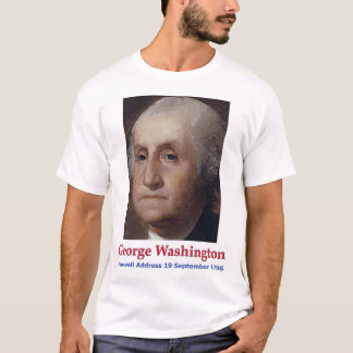 T-shirt de George Washington Discours d'adieu