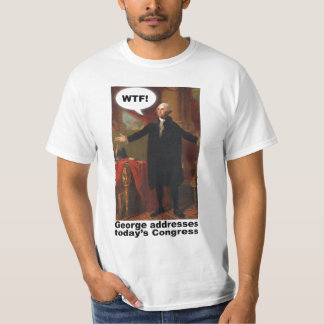 T-shirt de George Washington WTF (avec la légende)