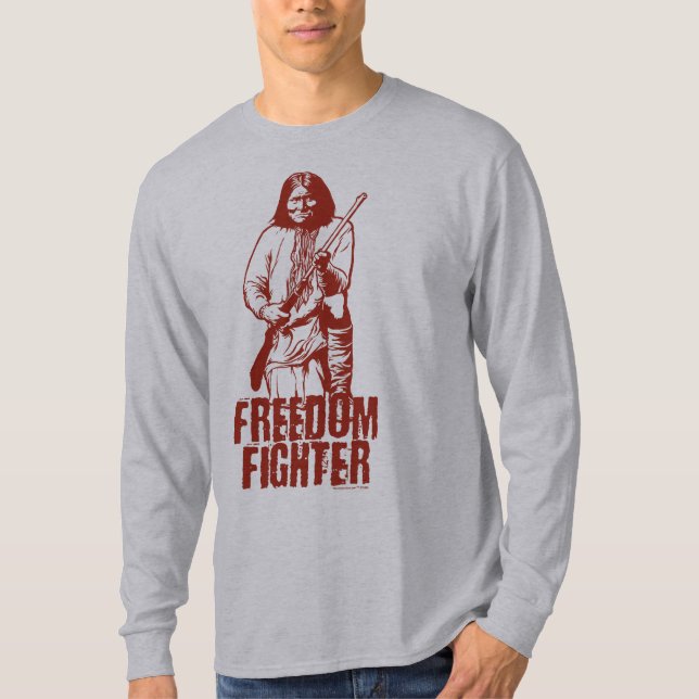 T-shirt de Geronimo de combattant de liberté - (Devant)