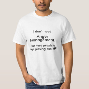 T-shirt de gestion de la colère