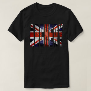 T-shirt de gigaoctet Union Jack de tir à l'arc