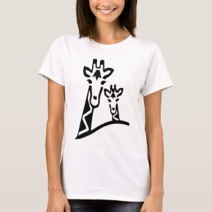 T-shirt de girafe