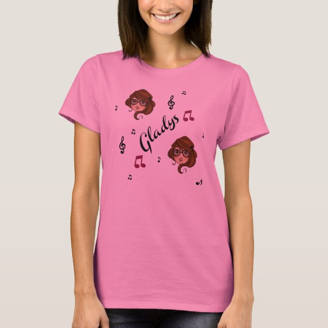 T-shirt de Gladys dans la taille adulte (Devant)