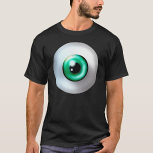T-shirt de globe oculaire