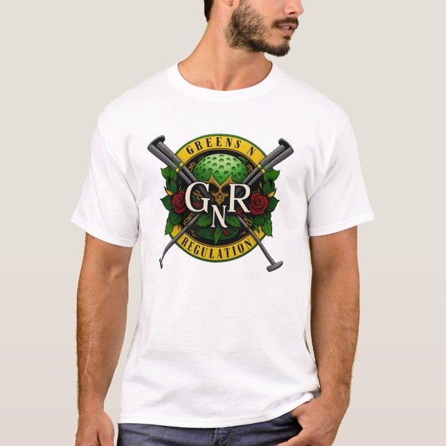 T-Shirt de golf thème Guns N Roses (Devant)