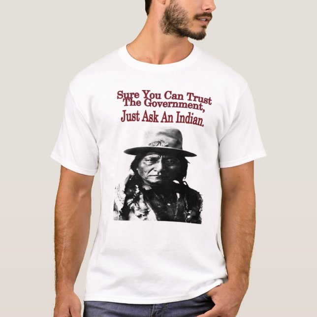 T-shirt de gouvernement de confiance (Devant)