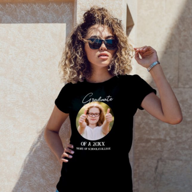 T-shirt de graduation personnalisé 2014 blanc & no (Créateur téléchargé)