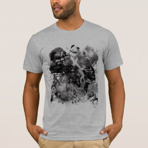 T-shirt de graffiti