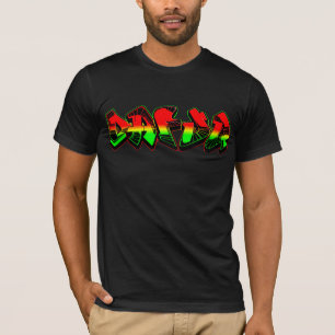 T-shirt de graffiti de Dafuq Rasta