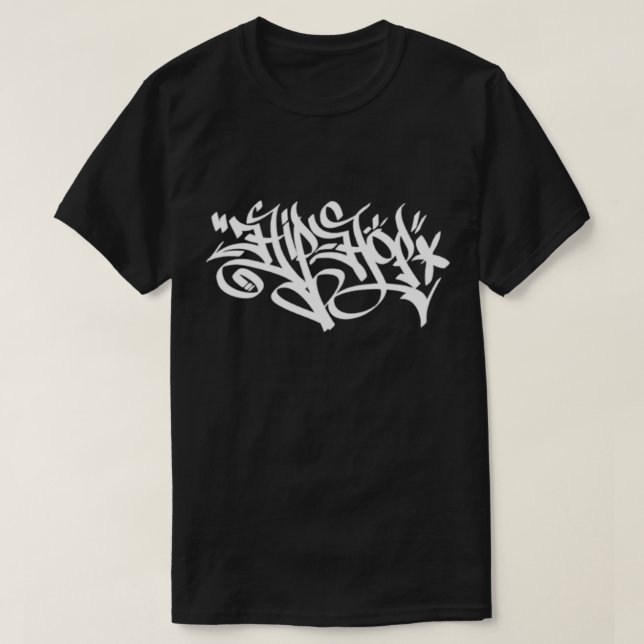 T-shirt de graffiti de hip hop (Design devant)