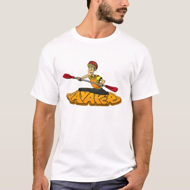 T-shirt de graffiti de Kayaker (Devant)