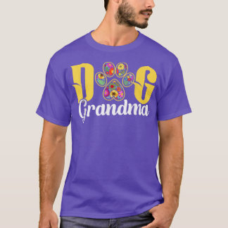 T-shirt de grand-mère de chien