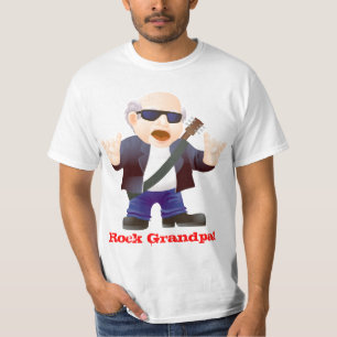T-shirt de grand-papa de roche
