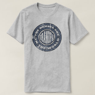 T-shirt de grand-papa du numéro 1 affligé