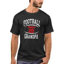 T-shirt de grand-père de football personnalisé