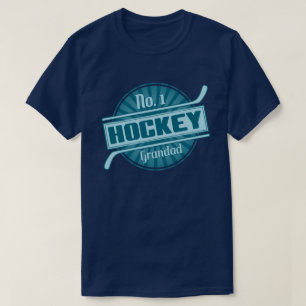 T-shirt de grand-père de hockey avec nom et numéro