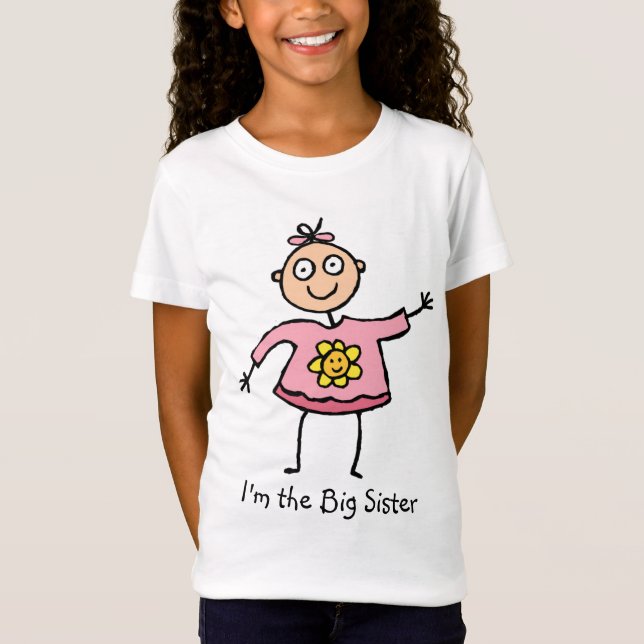 T-shirt de grande soeur (Devant)