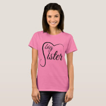 T-shirt de grande soeur