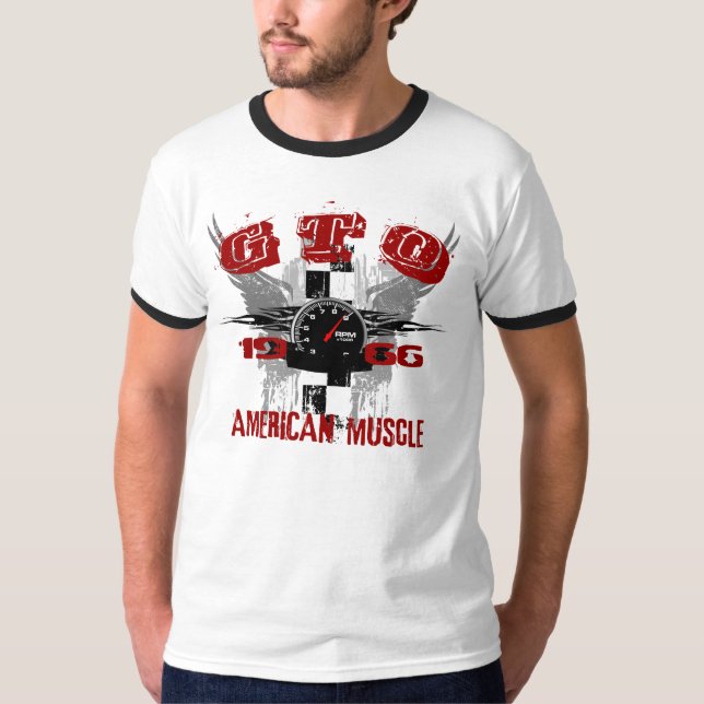 T-shirt de graphique de 66 GTO (Devant)
