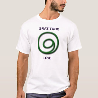 T-shirt de gratitude et d'amour