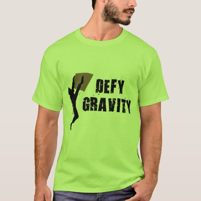 T-shirt de gravité de défi (Devant)