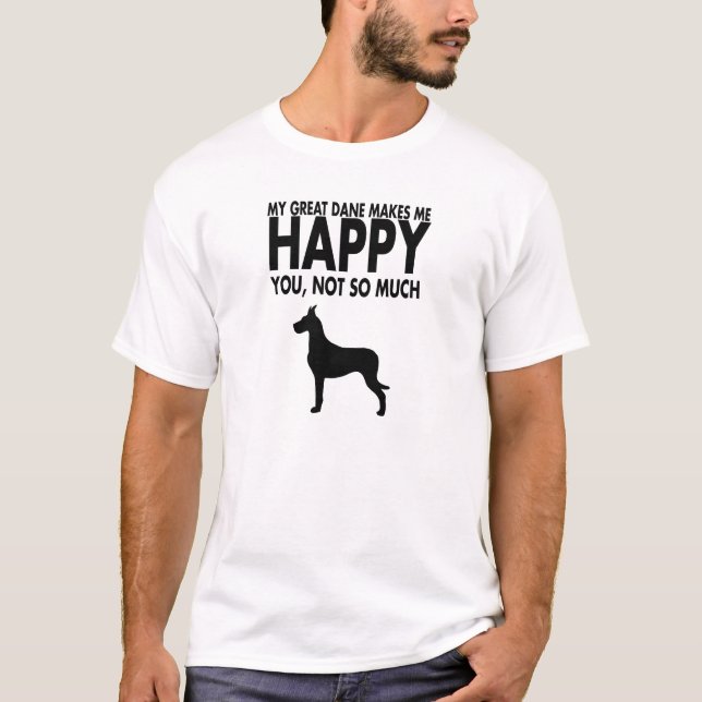T-shirt de great dane (Devant)