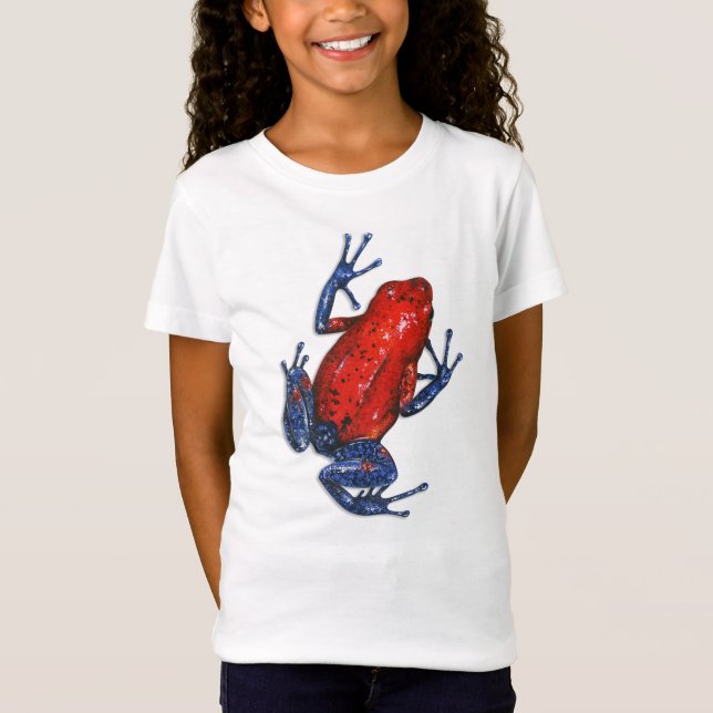 T-shirt de grenouille de dard de poison de fraise (Devant)