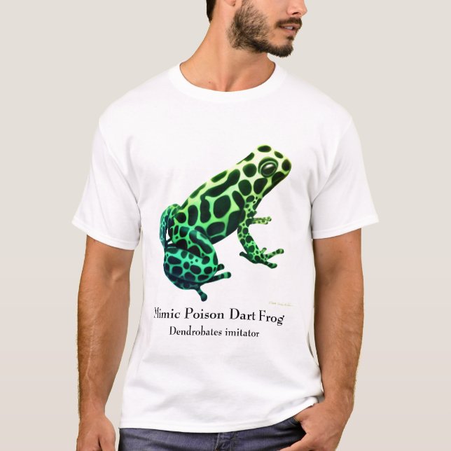 T-shirt de grenouille de poison d'imitateur de (Devant)