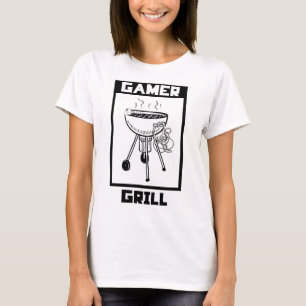 T-shirt de gril de jeu - mode de Gamer