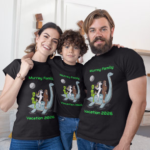 T-shirt de groupe de vacances en famille Bigfoot L