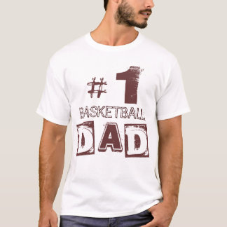 T-shirt de grunge de papa de BASKET-BALL du numéro