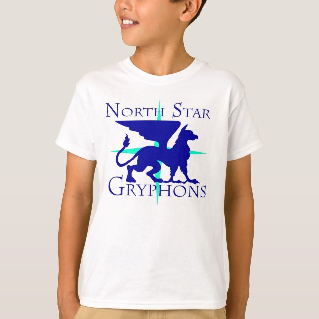 T-shirt de Gryphons de l'étoile du nord des (Devant)